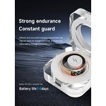 Smart Ring Manufacturer - Digital BT Control APP Step Counter IP68 Waterproof IOS Android Compatible Steel Touch Screen