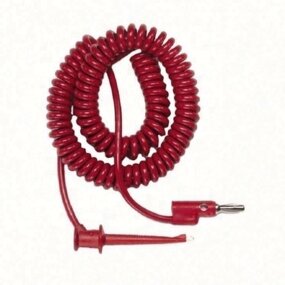 Test Leads Manufacturer - BANANA PLUG/MINIGRABBER RED 3029006 Meter Interface