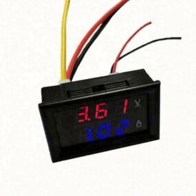 DC Meter Manufacturer - 2in1 LED 0-300V 2A Direct Current Voltmeter Ammeter