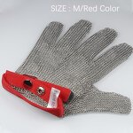 Cut Resistant Gloves Manufacturer - SUNSHINE 316L S M L XL Level 9 Stainless Chainmail for Meat Cutting