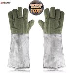 High Temperature Gloves Manufacturer - Swelder Extremely Resistant to 1000°C Carbon Fiber Aluminum Foil for Metallurgy