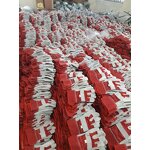 Work Glove Manufacturer - Swelder Hot Sale 10.5 Inch Red Split Cow Leather Full Palm Rigger Welding