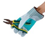 Work Gloves Manufacturer - Swelder 10.5 Inch Rigger Cow Split Leather Reinforced Double Palm