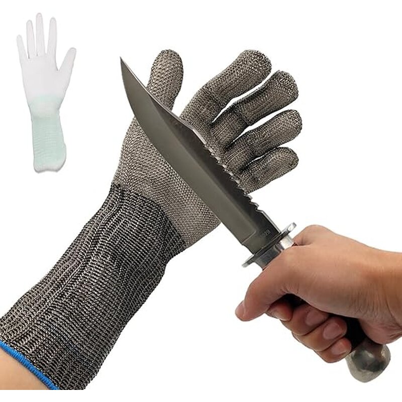 Cut Resistant Gloves Manufacturer - Sunshine 36CM Arm Protection Sleeves Level 9 316L Stainless Steel