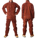 Leather Welding Suits Manufacturer - Swelder Premium Hot Sale Heavy Duty Cowhide Split Overalls