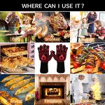 BBQ Grill Gloves Manufacturer - Sunshine CE 932F and 1472F BSCI Heat Resistant Kitchen Oven Mitt