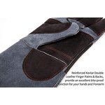 Animal Handling Gloves Manufacturer - Swelder Anti-Bite Kevlar Reinforced Leather for Dog Cat Falcon Reptile Snake