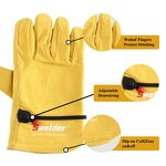 Work Gloves Manufacturer - Swelder 2024 Premium 10inch Goatskin Leather for General Work Gardening Welding