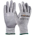 Cut Resistant Gloves Manufacturer - SUNSHINE HPPE En388 Glass Garden Protective Level 5 PU Coated Construction