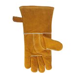 Welding Gloves Manufacturer - Swelder 14inch Cowhide Leather Flame Heat Resistant for Mig Stick Forge