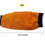 Welding Sleeves Manufacturer - SWELDER 2025 Yellow Leather Heat Flame Resistant Arm Protection with Kevlar