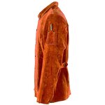 Welding Jackets Manufacturer - Swelder Premium Heavy Duty Flame-Resistant Split Cowhide Durable Work Coat