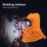Welding Hood Manufacturer - SWELDER 2025 Hot Sale Yellow Cowhide Leather with Lens