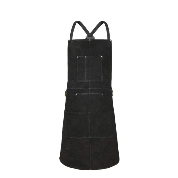 Welding Work Apron Manufacturer - SWELDER 2025 New Heat Flame-Resistant Heavy Duty Leather with 6 Pockets