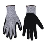 Anti-Cut Gloves Manufacturer - Swelder Level 5 HPPE with Sandy Nitrile Coated on Palm
