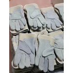 Work Gloves Manufacturer - Swelder 10.5 Inch Unisex Natural Cow Split Leather Canadian