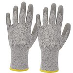 Cut Resistant Gloves Manufacturer - Sunshine HPPE Fiberglass Liner PU Coated Level 5