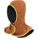 Welding Caps Manufacturer - SWELDER 2025 Cowhide Split Leather with Neck Shoulder Drape Full Head Cover