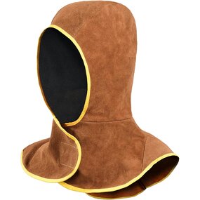 Welding Caps Manufacturer - SWELDER 2025 Cowhide Split Leather with Neck Shoulder Drape Full Head Cover