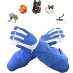 Protective Gloves Manufacturer - SUNSHINE 18inch Pet Handing Cat Holder Anti-bite Scratch Resistant Cow Leather