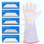 Safety Gloves Manufacturer - SWELDER 14inch -385℉/196℃ Low Temperature Resistance Cryogenic Liquid Nitrogen