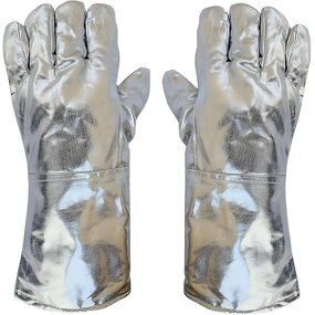 Safety Work Gloves Manufacturer - Swelder 14inch Extreme Heat Resistant Aluminum Foil for Metallurgy Stove