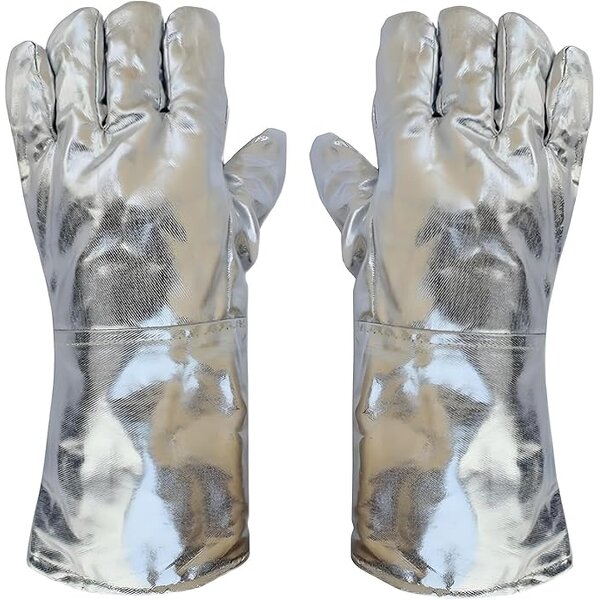 Safety Work Gloves Manufacturer - Swelder 14inch Extreme Heat Resistant Aluminum Foil for Metallurgy Stove