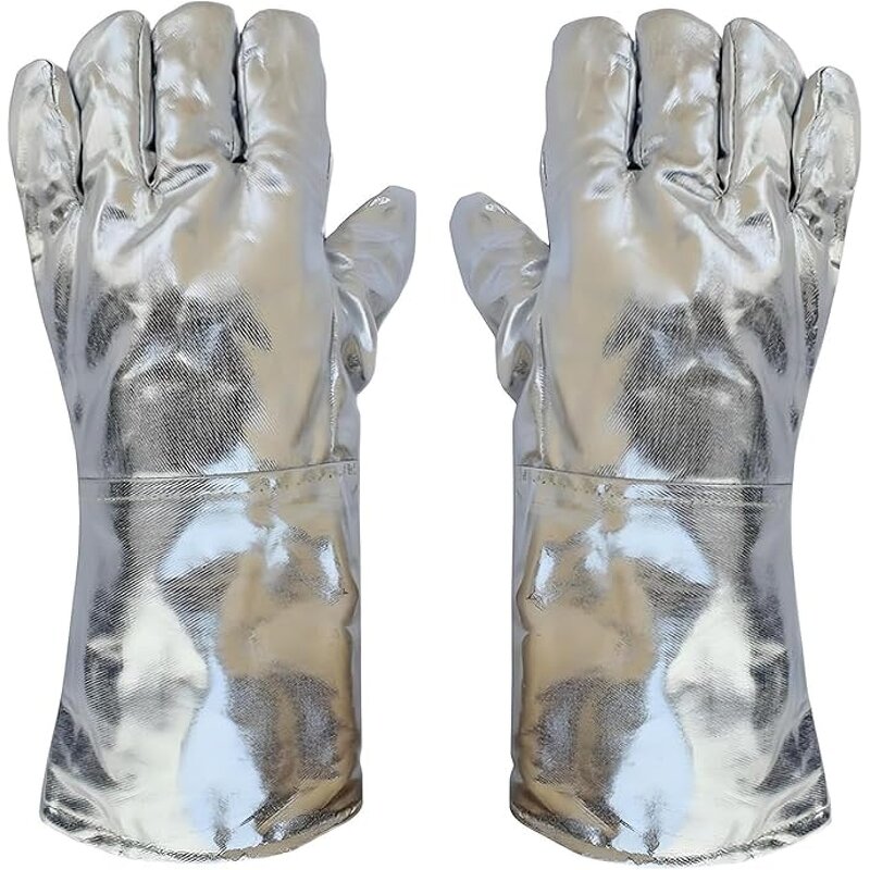 Safety Work Gloves Manufacturer - Swelder 14inch Extreme Heat Resistant Aluminum Foil for Metallurgy Stove