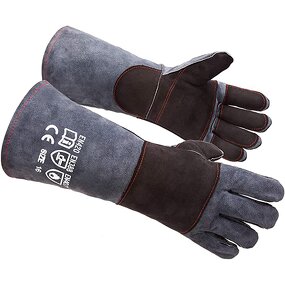 Animal Handling Gloves Manufacturer - Swelder Anti-Bite Kevlar Reinforced Leather for Dog Cat Falcon Reptile Snake