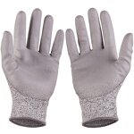 Cut Resistant Gloves Manufacturer - SUNSHINE HPPE En388 Glass Garden Protective Level 5 PU Coated Construction