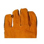 Welding Glove Manufacturer - Swelder 13inch Economic Yellow Cowhide Leather Heat Resistant with Liner