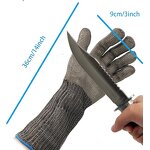 Cut Resistant Gloves Manufacturer - Sunshine 36CM Arm Protection Sleeves Level 9 316L Stainless Steel