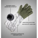High Temperature Gloves Manufacturer - Swelder Extremely Resistant to 1000°C Carbon Fiber Aluminum Foil for Metallurgy