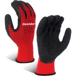 Safety Work Gloves Manufacturer - SUNSHINE 13gauge Polyester Crinkle Latex Rubber Hand Coated for Construction General Use