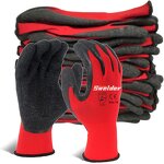 Safety Work Gloves Manufacturer - SUNSHINE 13gauge Polyester Crinkle Latex Rubber Hand Coated for Construction General Use