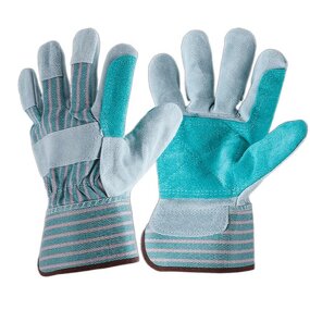 Working Glove Manufacturer - Swelder 10.5 Inch Cow Split Leather with Palm Reinforced