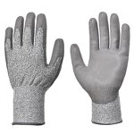 Cut Resistant Gloves Manufacturer - SUNSHINE HPPE En388 Glass Garden Protective Level 5 PU Coated Construction