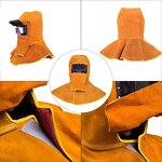 Welding Hood Manufacturer - SWELDER 2025 Hot Sale Yellow Cowhide Leather with Lens