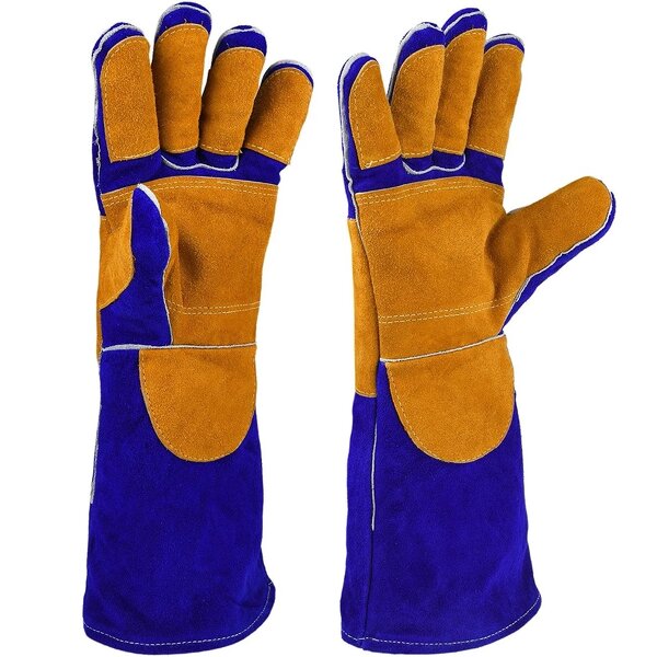 Welding Gauntlet Gloves Manufacturer - Swelder 2024 Hot Sale 16inch Factory Premium Heat-Resistant Leather BBQ