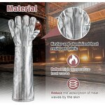 Welding Gloves Manufacturer - Swelder 55CM Long Gaunlet High Temperature Aluminized for Smelting metal Industry