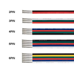 Electrical Wire Cable Manufacturer - 2-6 Pin 18-22AWG JST SM Connector for LED Strip Light