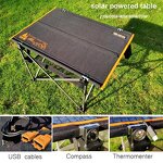Solar Table Manufacturer - Outdoor High-Power 75W with Power Station 3A Fast Charger