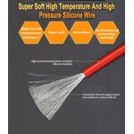 Silicone Cable Manufacturer - High Temp Super Soft Stranded Tinned 7AWG -60C-200C 600V