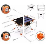 Solar Table Manufacturer - Portable Foldable with Fast Solar Panel Charger for Outdoor