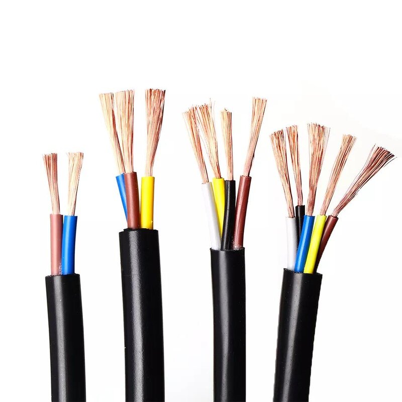 Power Supply Cable Manufacturer - RVV Flexible Shielded 0.5-1.5 Sq Multi-core Fireproof