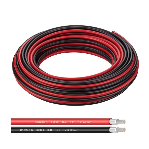 Solar Panel Wire Manufacturer - Tinned Copper 8AWG 10mm for Outdoor Automotive RV Boat