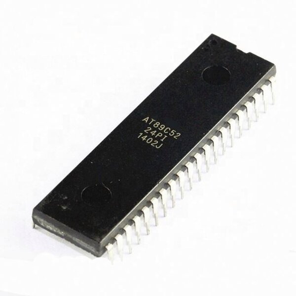 Microcontroller - AT89C52-24PI DIP-40 8-Bit Through Hole Original IC Chip