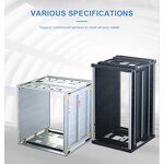 ESD PCB Magazine Rack Manufacturer - 355*320*563mm Handle Type Metal for SMT & PCB Assembly