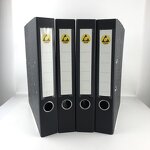 ESD Clip Board Manufacturer - A4 Plastic Black Anti Static Document Holder for Cleanroom