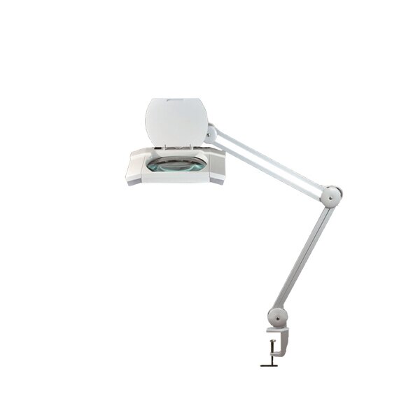 Magnifying Lamp Manufacturer - GS-C02106 ESD Bench Top Folding Glass with Clamp